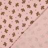 GOTS Mušelín / dvojitá mačkaná tkanina Ptáci a srdce | Poppy Fabrics – starorůžová,  thumbnail number 5