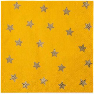 Ubrousky Hvězdy | Rico Design – hořčicove žlutá, 