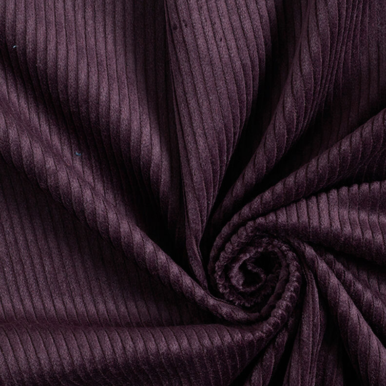 Široký manšestr předepraný Jednobarevné provedení – barva lilku,  image number 1