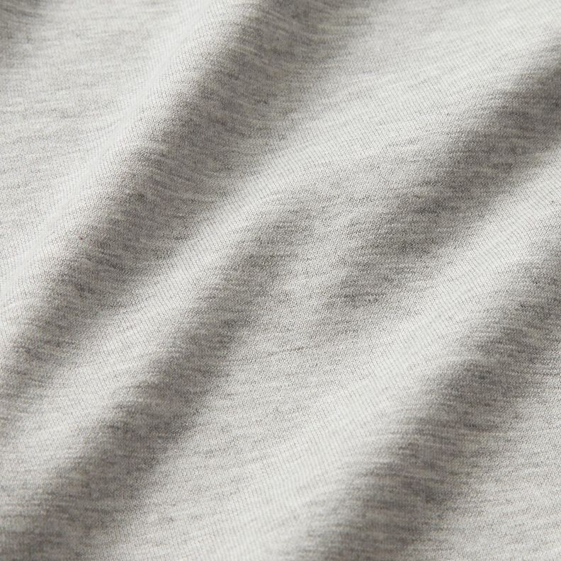 Lehký bavlněný žerzej melange – stříbrná,  image number 2