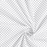 Bavlněný popelín Malé puntíky – bílá/černá,  thumbnail number 5