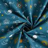 Bavlněná látka Kreton Souhvězdí – oceánská modrá,  thumbnail number 3