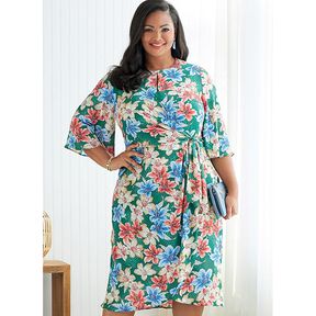 Zavinovací šaty, Butterick B6826 | 44-50, 