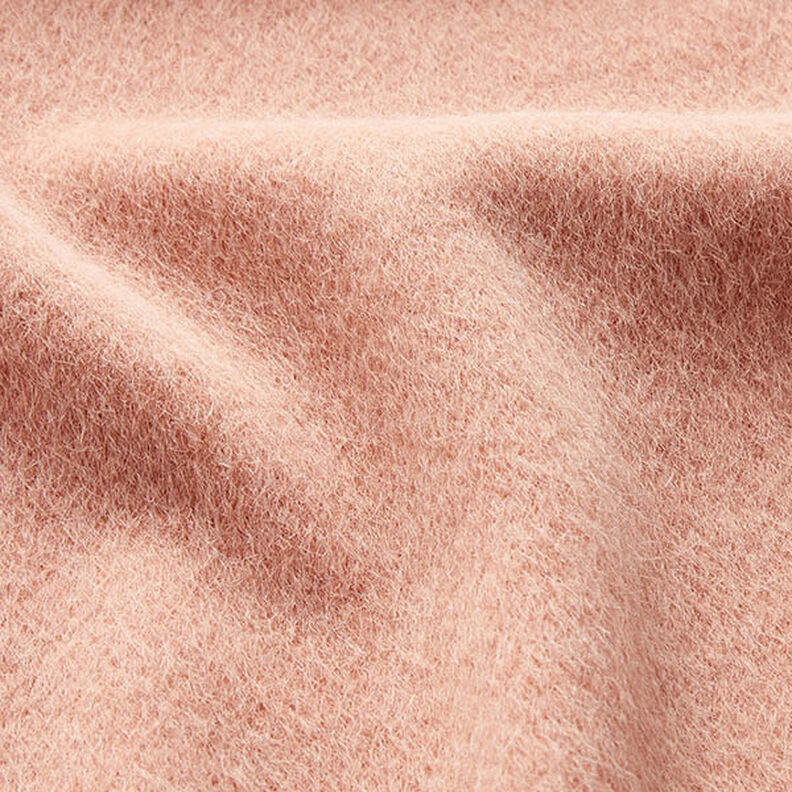 Nadýchaná kabátová látka Uni – růžově zlatá,  image number 2