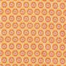 Bavlněný kreton Ornamenty na dlažbě – oranžová,  thumbnail number 1