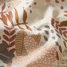 Bavlněná látka Kreton abstraktní rostliny v džungli – terracotta/meruňková,  thumbnail number 2