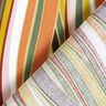Bavlněn&aacute; l&aacute;tka Kreton Zakřiven&eacute; pruhy &ndash; b&iacute;l&aacute;/světle oranžov&aacute;,  thumbnail number 4