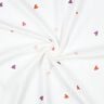 Mušelín / dvojitá mačkaná tkanina Vyšívaná srdce | Poppy Fabrics – bílá/rose,  thumbnail number 3