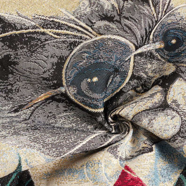 Dekoračn&iacute; panel Gobel&iacute;n Elegantn&iacute; kočka &ndash; př&iacute;rodni/&scaron;ed&aacute;,  image number 3