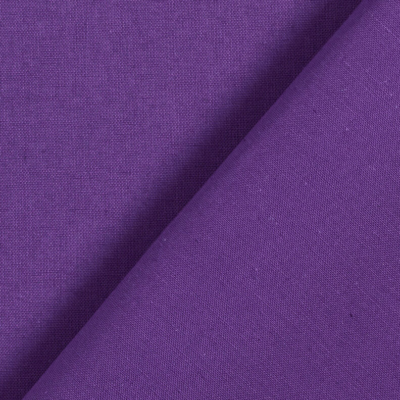 Bavlněná látka Kreton Jednobarevné provedení – světle fialova, image number 3