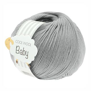 Cool Wool Baby, 50g | Lana Grossa – stříbrně šedá, 