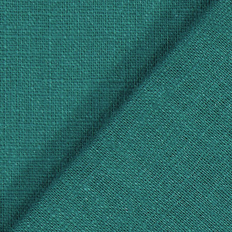 Lněná látka Ramie mix medium – modrá jedle, image number 3