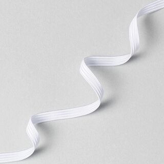 Gumová stuha [ 300 m x 6 mm ]– bílá, 