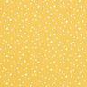 Bavlněný popelín Nepravidelné hvězdy – hořčicove žlutá,  thumbnail number 1