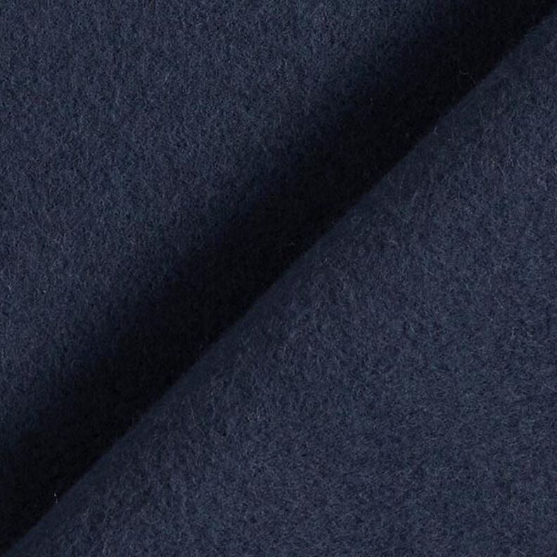 Bavlněný fleece Jednobarevné provedení – noční modrá,  image number 4