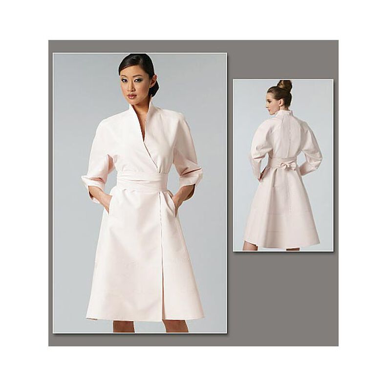 Kimonové šaty značky Ralph Rucci, Vogue 1239 | 32 - 38,  image number 3