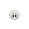 Ozdobný díl Kotva [ Ø 12 mm ] – stříbrná kovový,  thumbnail number 1