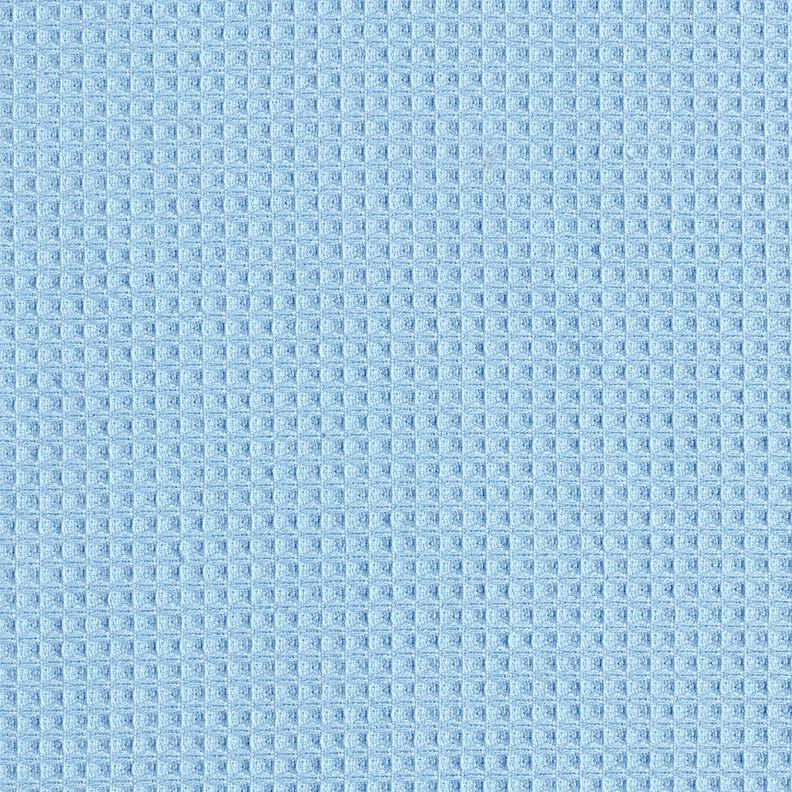 Froté látka/Vaflové piké Jednobarevné provedení – světle modra, image number 6