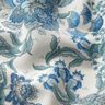 Dekorační látka Plátno Orientální květinové ornamenty 280 cm – bílá/modrá,  thumbnail number 2