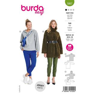 svetr | Burda 5867 | 34-44, 