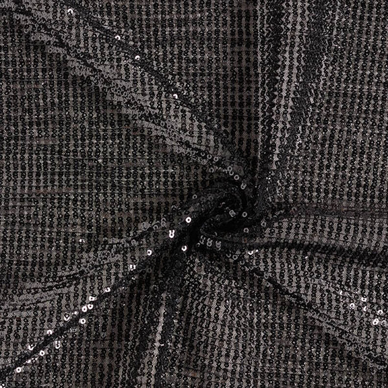 Flitrové plissé – černá,  image number 3