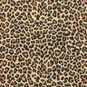 Dekorační látka Bavlněný satén Leopardí vzor – hnědá,  thumbnail number 1