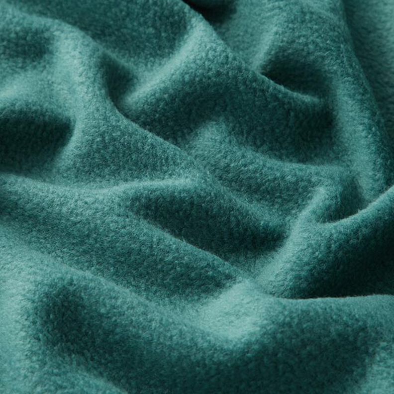 Fleece s protižmolkovou úpravou – petrolejová, image number 2