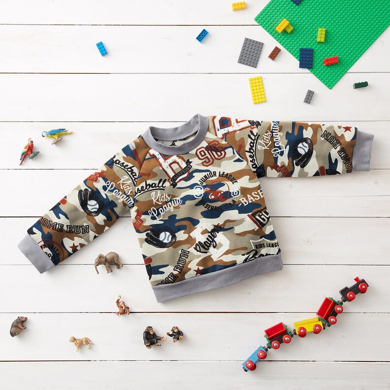 Alpenfleece Baseball – středně hnědá,  image number 5