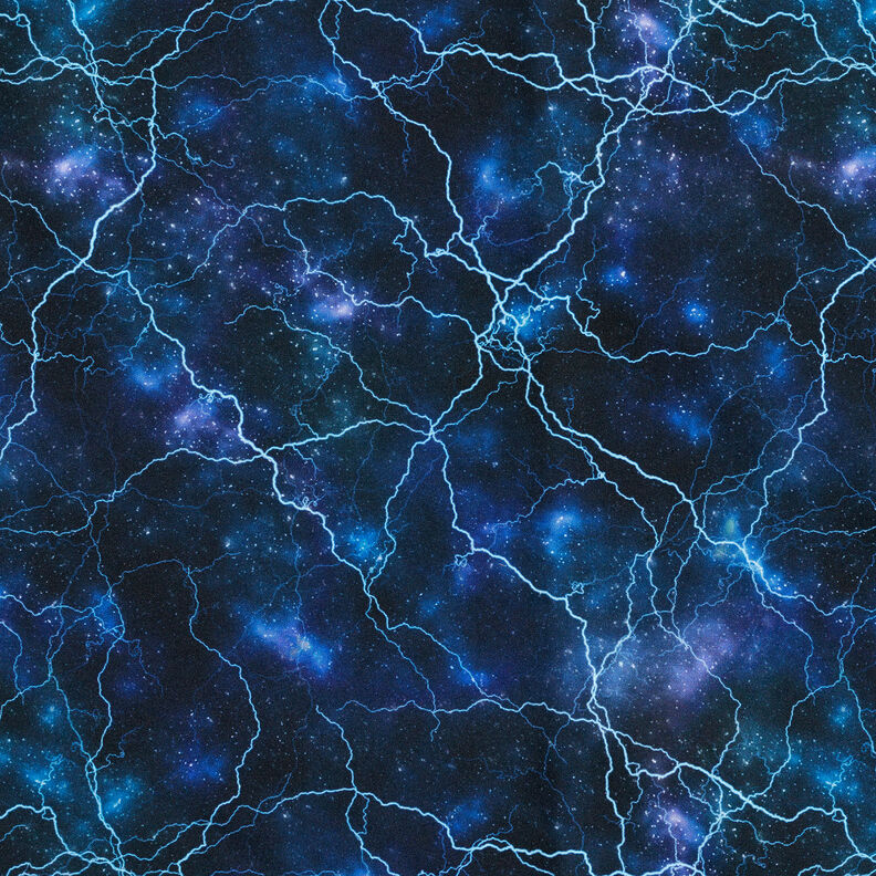 Softshell Bouřka digitální potisk – noční modrá,  image number 1