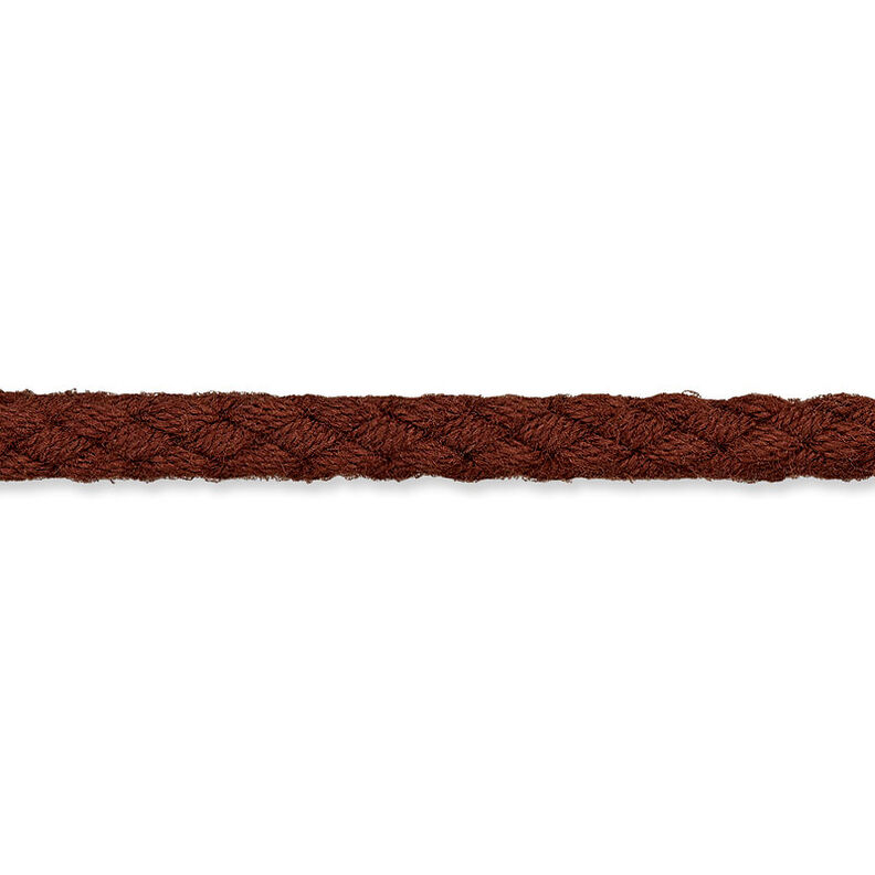 Bavlněná šňůrka [Ø 5 mm] – tmavě hnědá,  image number 1