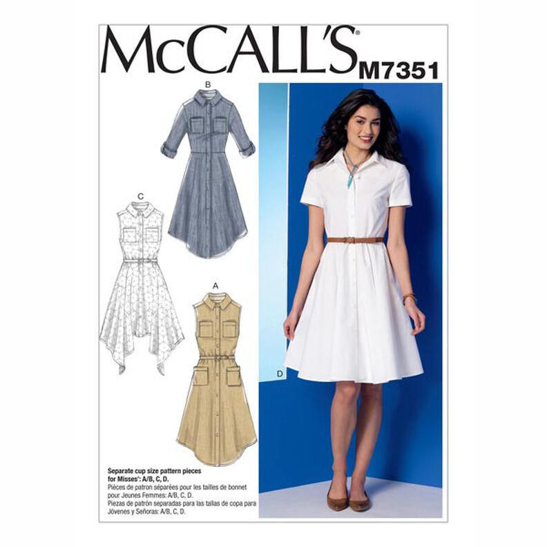 Šaty|Opasek, McCalls | 40 - 48,  image number 1