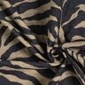 Čalounická látka Žakár Zebra – khaki/černá,  thumbnail number 3