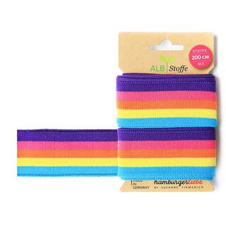 GOTS Bio žakárové stuhy STRIPE ME COLLEGE [200 cm | 3,5 cm] | Albstoffe | Hamburger Liebe, 