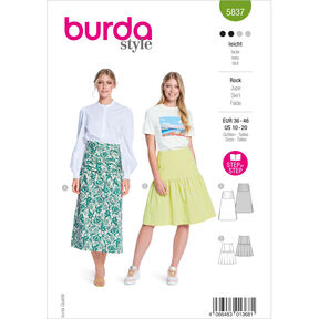 Sukně | Burda 5837 | 36-46, 