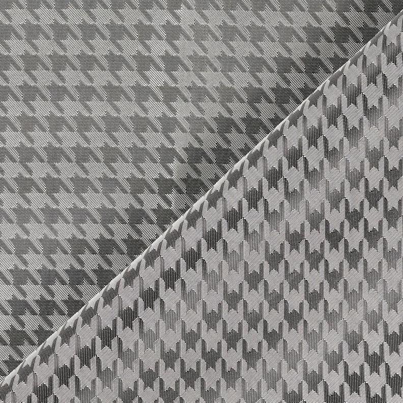 Podšívkovina Žakár Kohoutí stopa – světle šedá/tmavě šedá,  image number 4