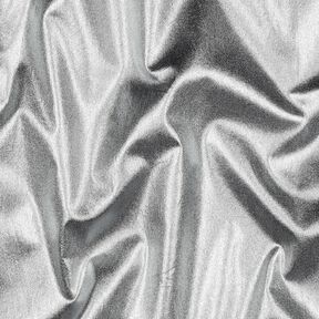Bavlněný popelín potažené fólií Jednobarevné provedení – stříbrná metalická,  Bavlněný popelín potažené fólií Jednobarevné provedení – stříbrná metalická,