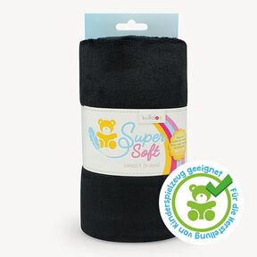 Plyšový SuperSoft SNUGLY [ 1 x 0,75 m | 5 mm ] | Kullaloo – černá, 