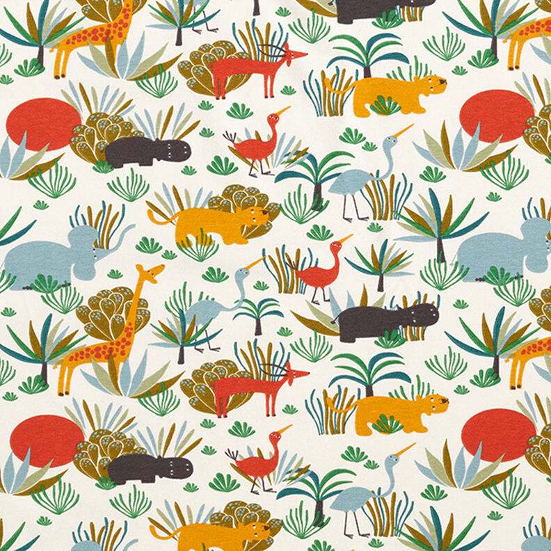 Bavlněný žerzej Zvědavá zvířata z džungle – přírodni,  image number 1