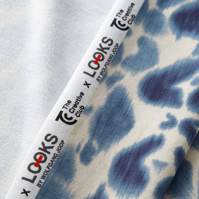 GOTS Francouzské froté Batikovaný leopardí vzor | TCC x LOOKS by Wolfgang Joop – brilantní,  image number 4