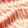 GOTS Francouzské froté letní teplákovina Zebra | Tula – světle béžová/oranžová,  thumbnail number 2