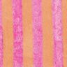 Froté látka Bambus Široké pruhy – světle oranžová/pink,  thumbnail number 1