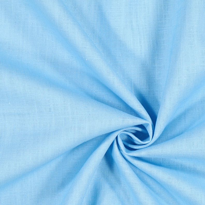 Lněná látka Ramie mix medium – světle modra, image number 1