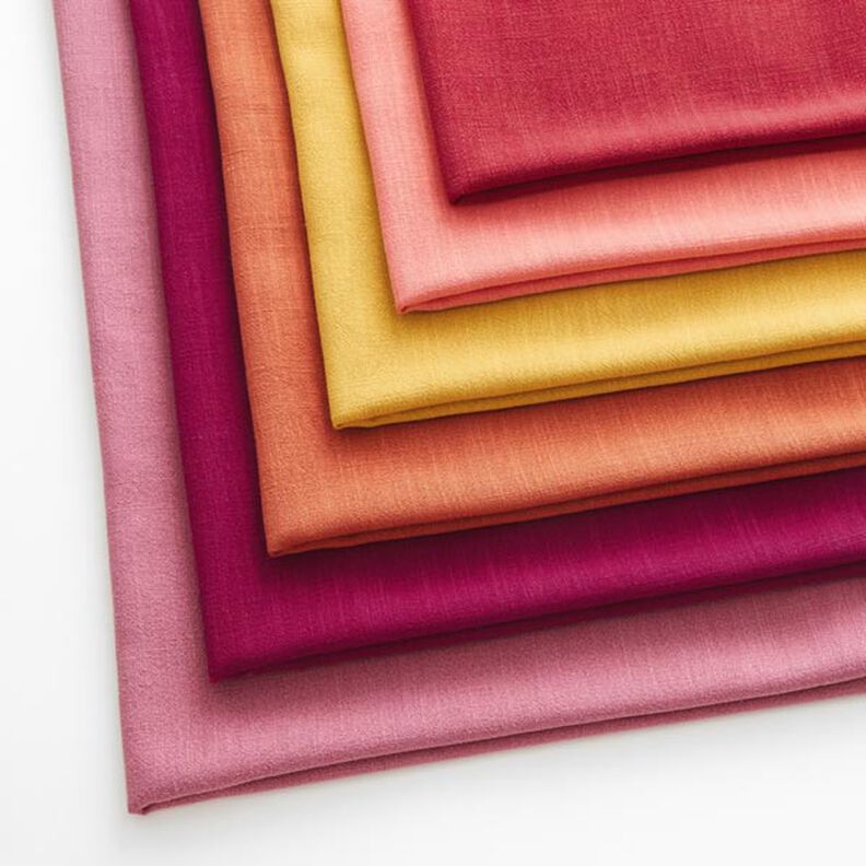 Směs viskózy a lnu měkká – humrová | Zbytek 70cm,  image number 11