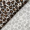 Mušelín / dvojitá mačkaná tkanina Leopardí vzor – taupe (šedohnědá)/černá,  thumbnail number 4