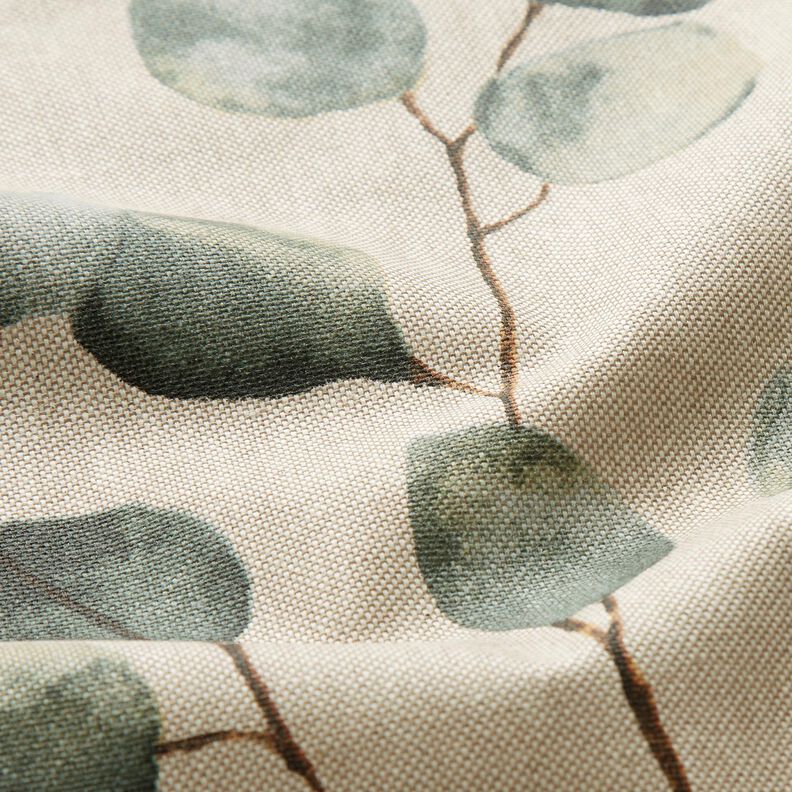 Povrstvená bavlna Větvičky eukalyptu – přírodni,  image number 3