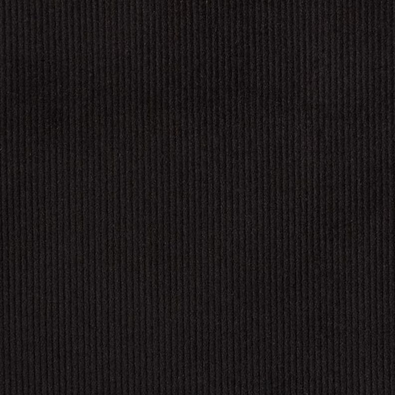Elastický manšestr, předepraný – černá,  image number 4