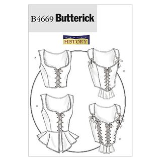Historický kostým, Butterick 4669|32 - 38, 