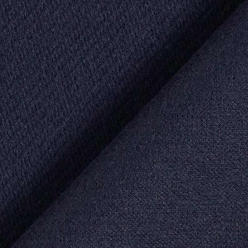 Kabátová tkanina směs vlny Uni – noční modrá,  image number 3