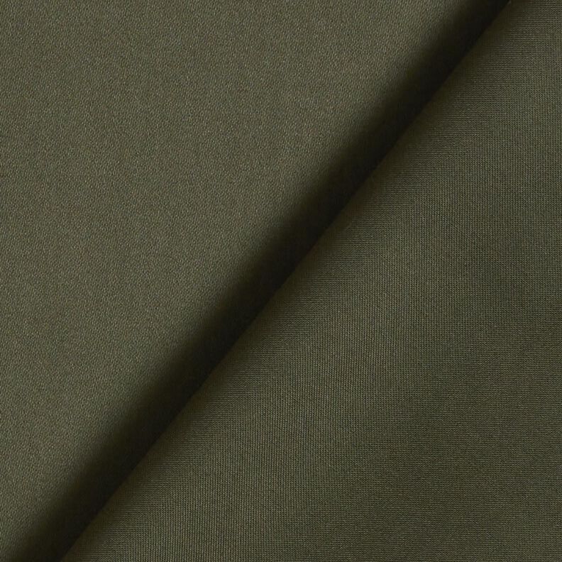 Bavlněný satén Jednobarevné provedení – tmave olivová,  image number 4