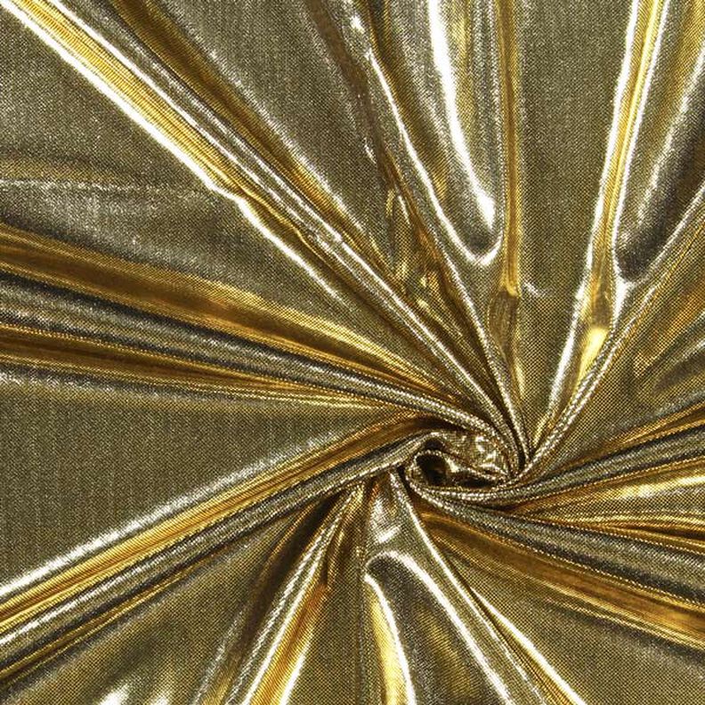 Dekor métalliqueační látka Lamé – zlatá kovový,  image number 1